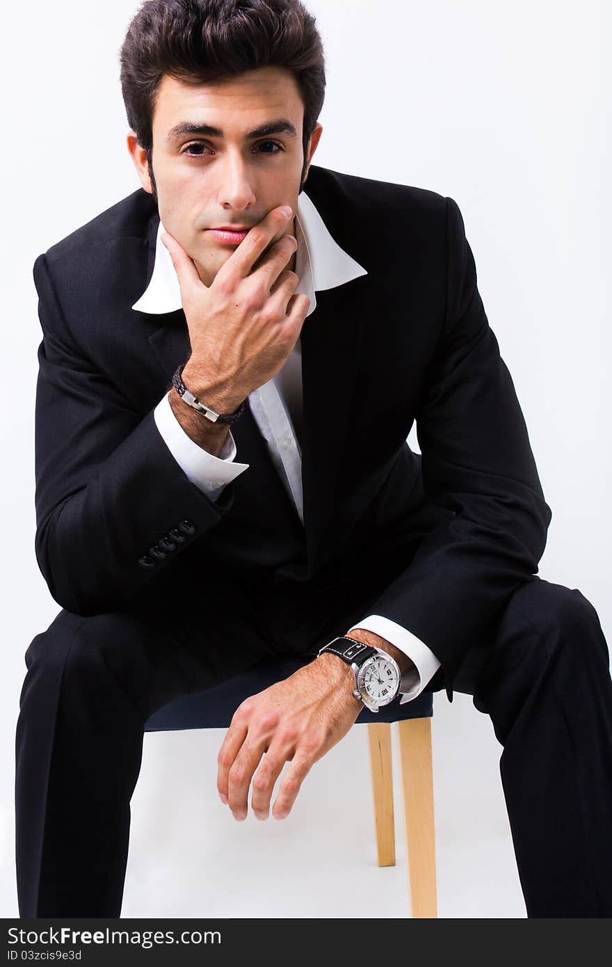 Portrait Of Attractive Businessman