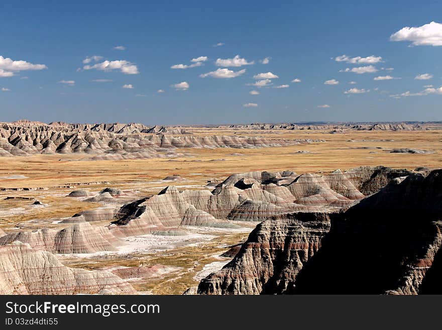 Badlands national park south dakota