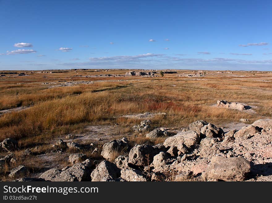 Badlands national park south dakota