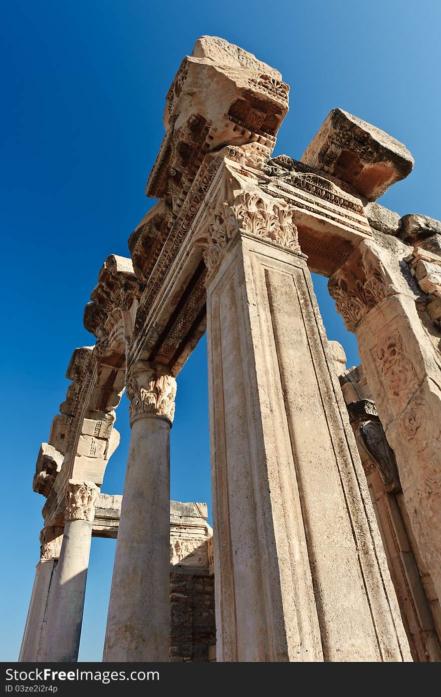 Old ruins of city building of ancient Ephesus. Old ruins of city building of ancient Ephesus