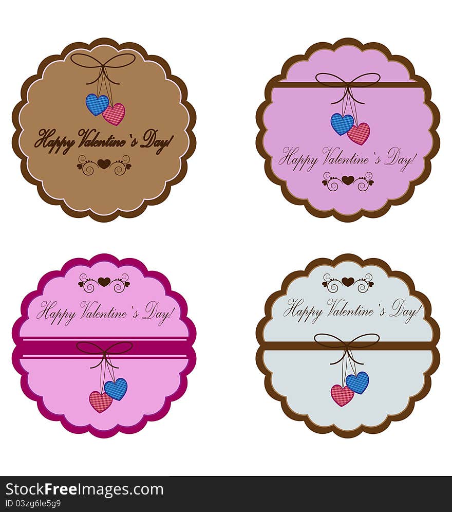 Vector Icons For Valentine`s Day