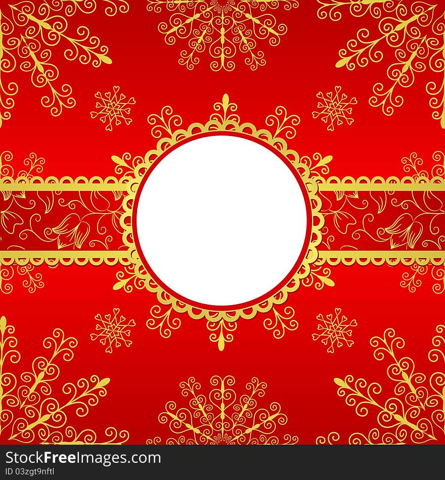 Christmas seamless background with snowflakes. Greeting card. Christmas seamless background with snowflakes. Greeting card