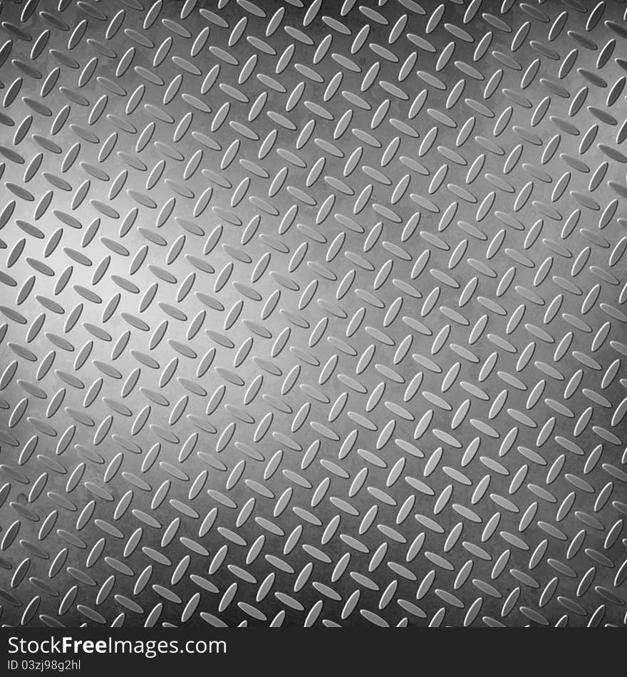 Textured metal plate