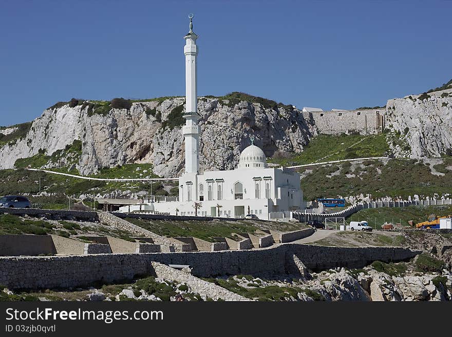 The Ibrahim-al-Ibrahim Mosque / King Fahd bin Abdulaziz al-Saud Mosque / the Mosque of the Custodian of the Two Holy Mosques, is a mosque located at Europa Point in the British overseas territory of Gibraltar.