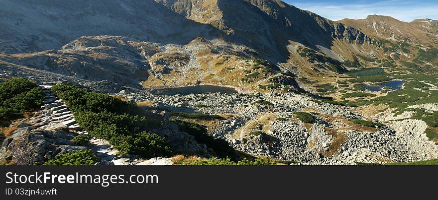 The niec view in Tatra mountains - Poland.