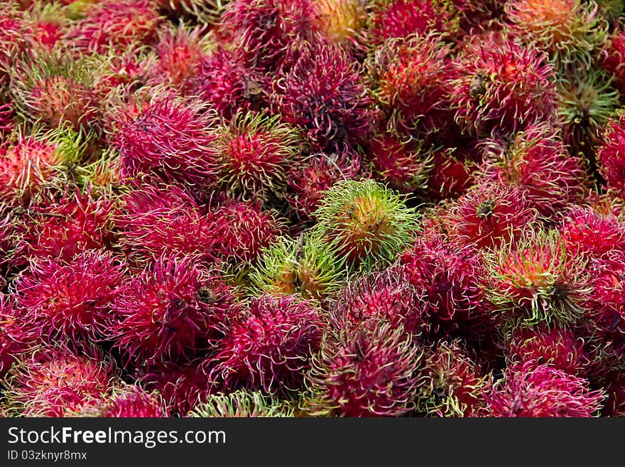 Rambutan background