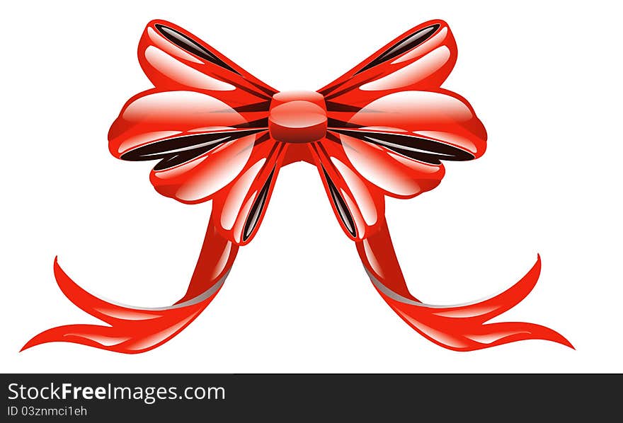 Bright Red Bow