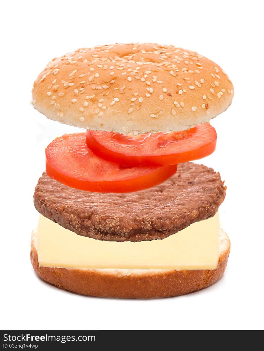 Cheeseburger, Hamburger