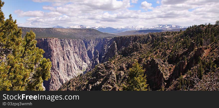 Canyon Landscape in Colorado, USA