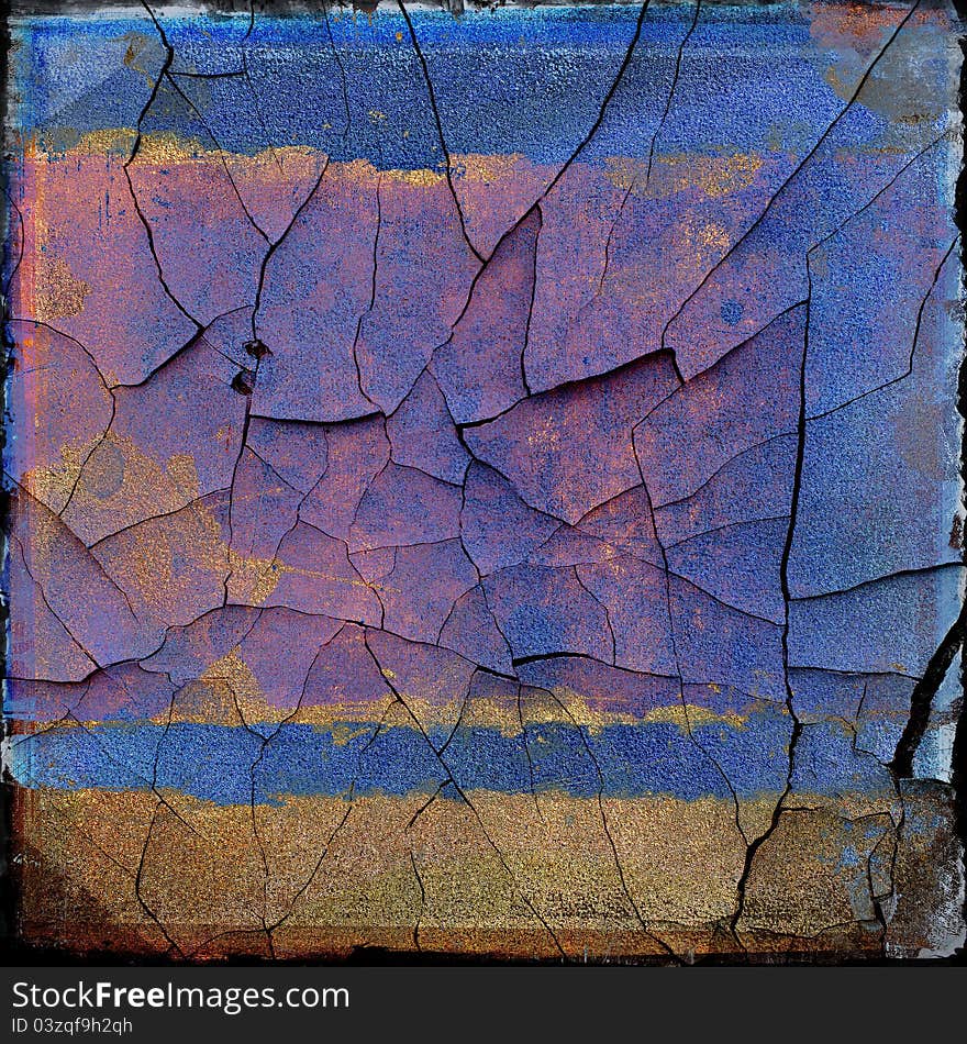 Color grunge texture with cracks. Color grunge texture with cracks