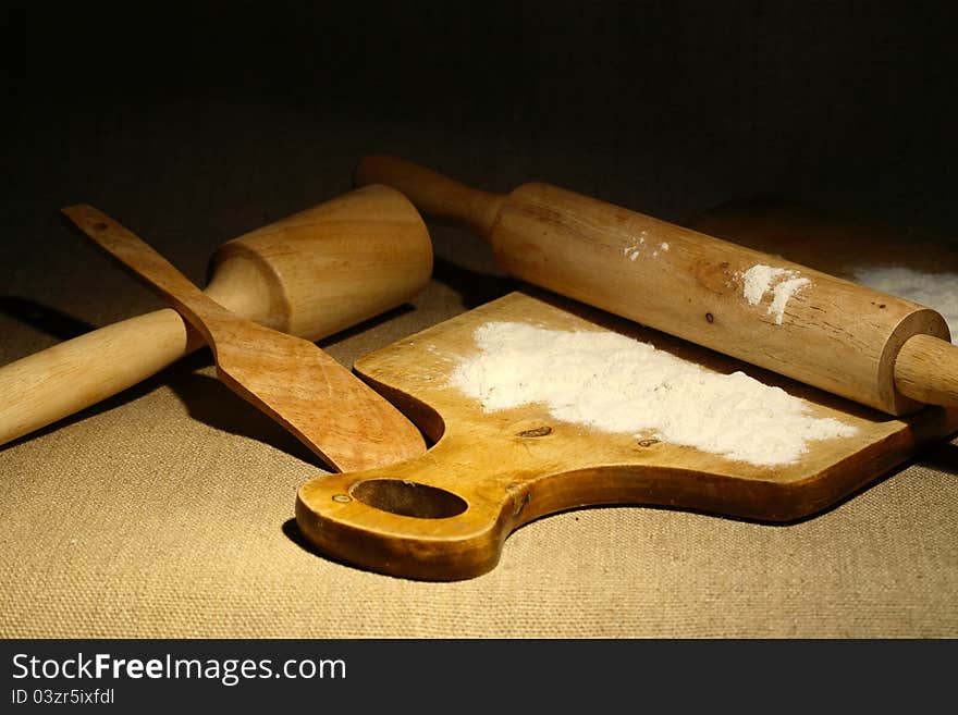 Rolling Pin And Flour