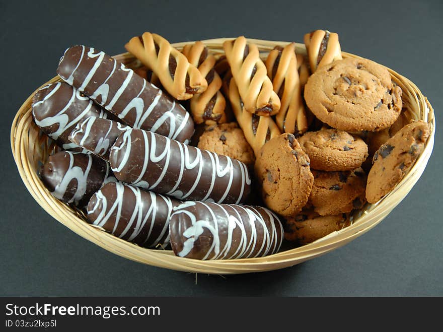 Basket With Cookies