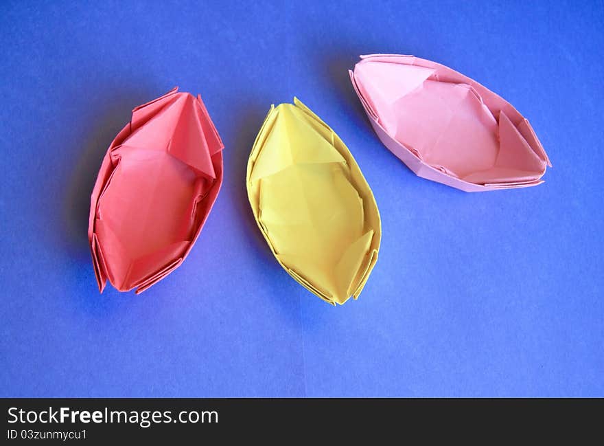 Paper boats