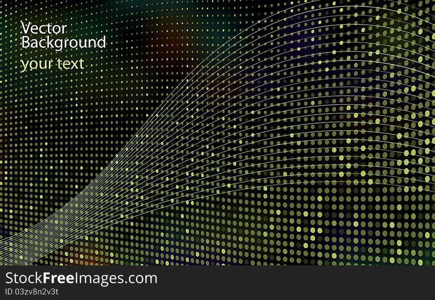 Dotted Abstract background for design presentations and reports