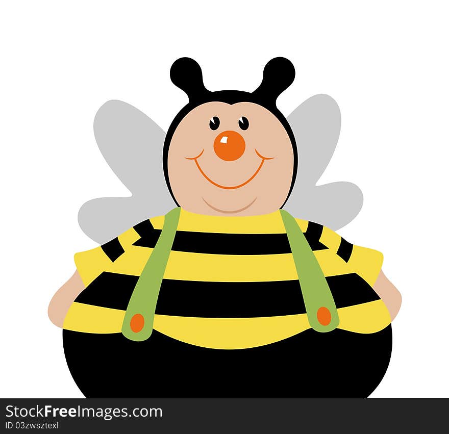 Cartoon bee