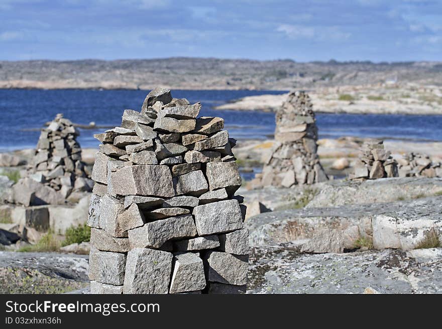 Stone towers