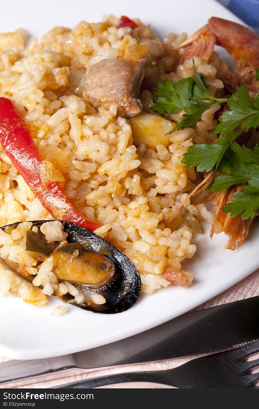 Paella rice