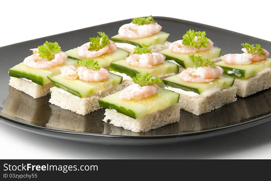 Prawn cocktail appetizer