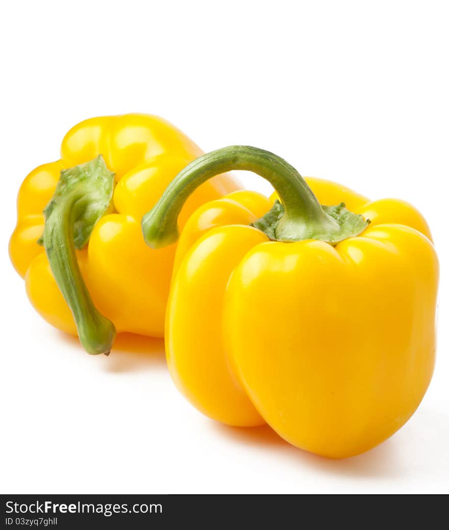 Bell Pepper Isolated On White Background