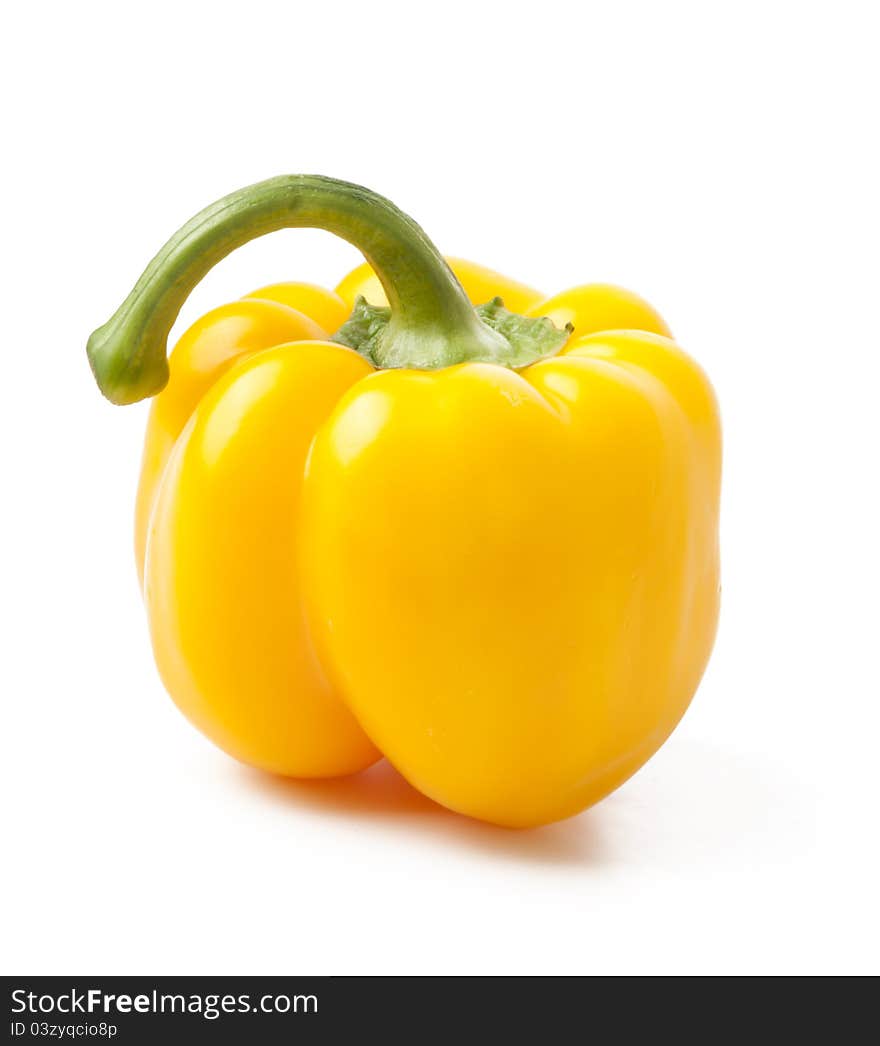 Bell pepper isolated on white background