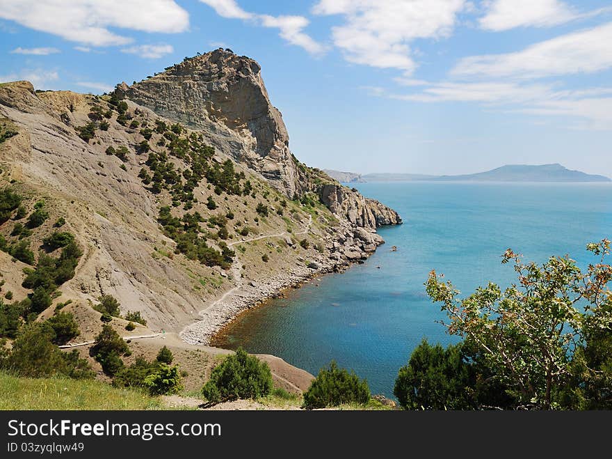 Cape Hoba-Kaya on the Crimean coast.