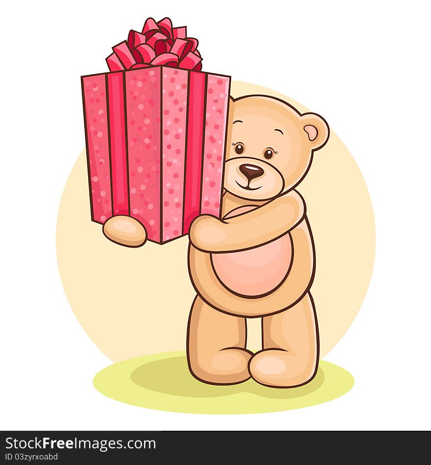 Teddy Gives Present