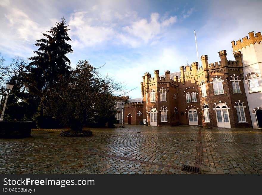 Inner yard of the Dutch castle