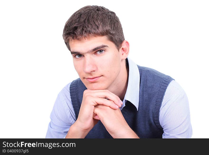 Portrait of beautiful young man