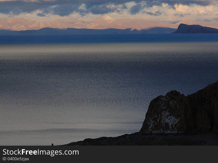 Sunrise At Namtso Lake