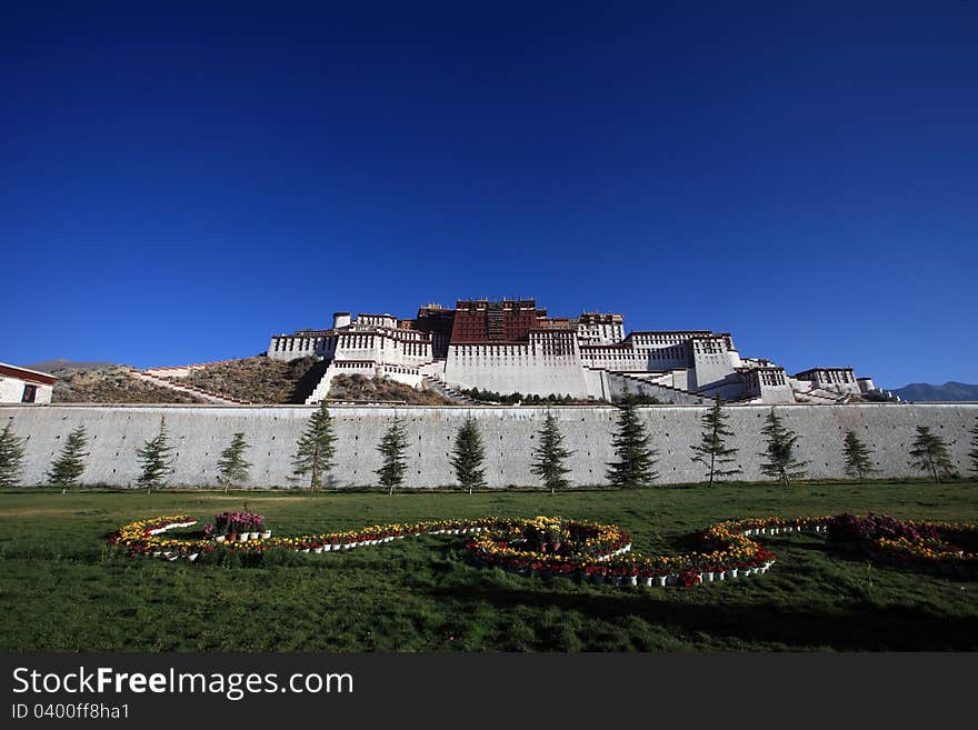 The Potala Palace is located in Lhasa, Tibet Autonomous Region, China. It was named after Mount Potala, the abode of Chenresig or Avalokitesvara. The Potala Palace was the chief residence of the Dalai Lama until the 14th Dalai Lama fled to Dharamsala, India, after an invasion and failed uprising in 1959.