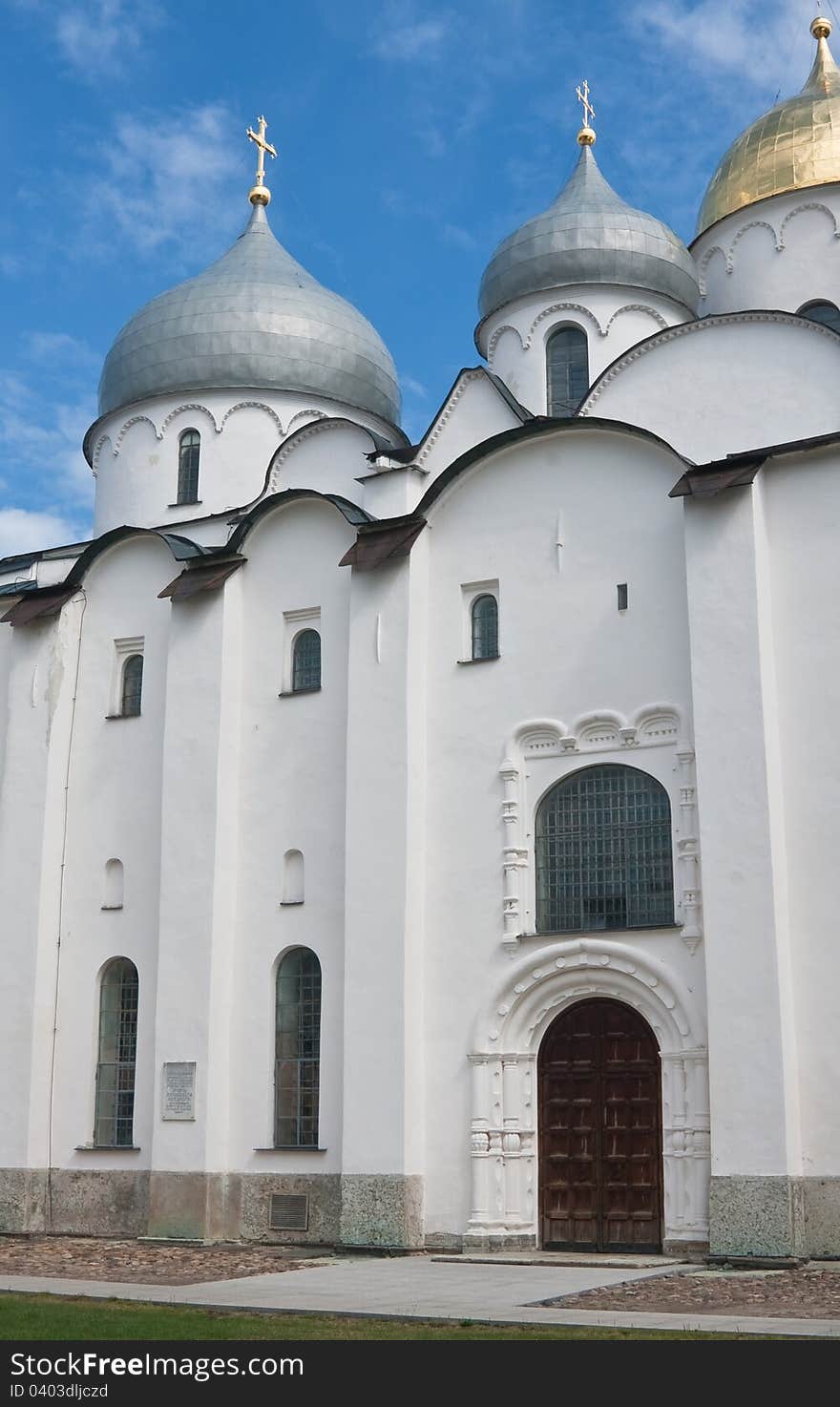 Saint Sophia cathedral in Kremlin of Great Novgorod Russia. Saint Sophia cathedral in Kremlin of Great Novgorod Russia