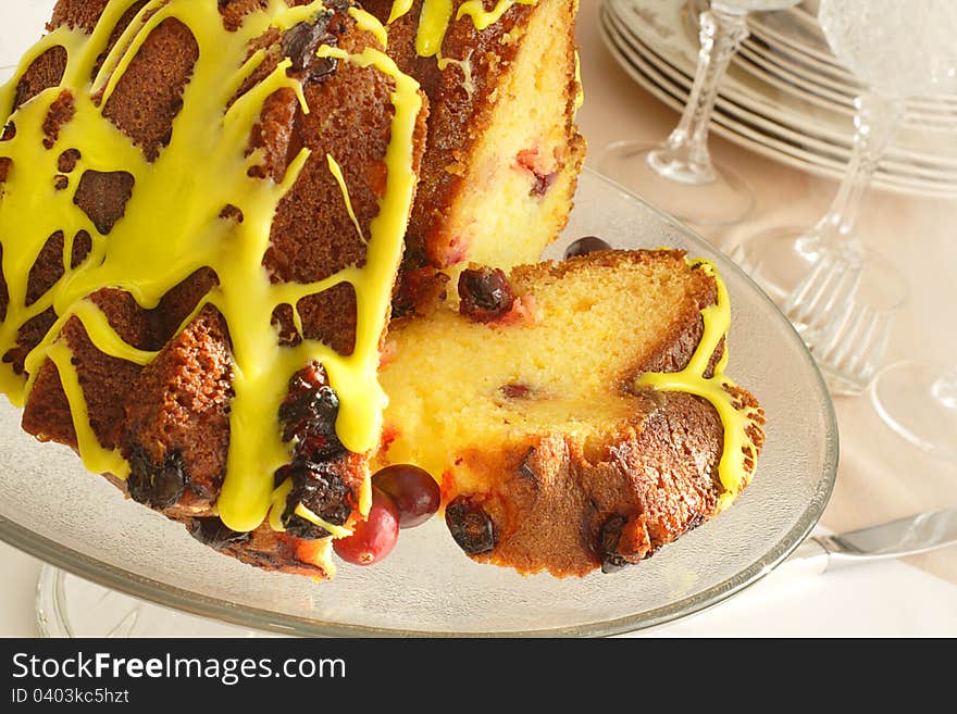 Cranberry Lemon Cake