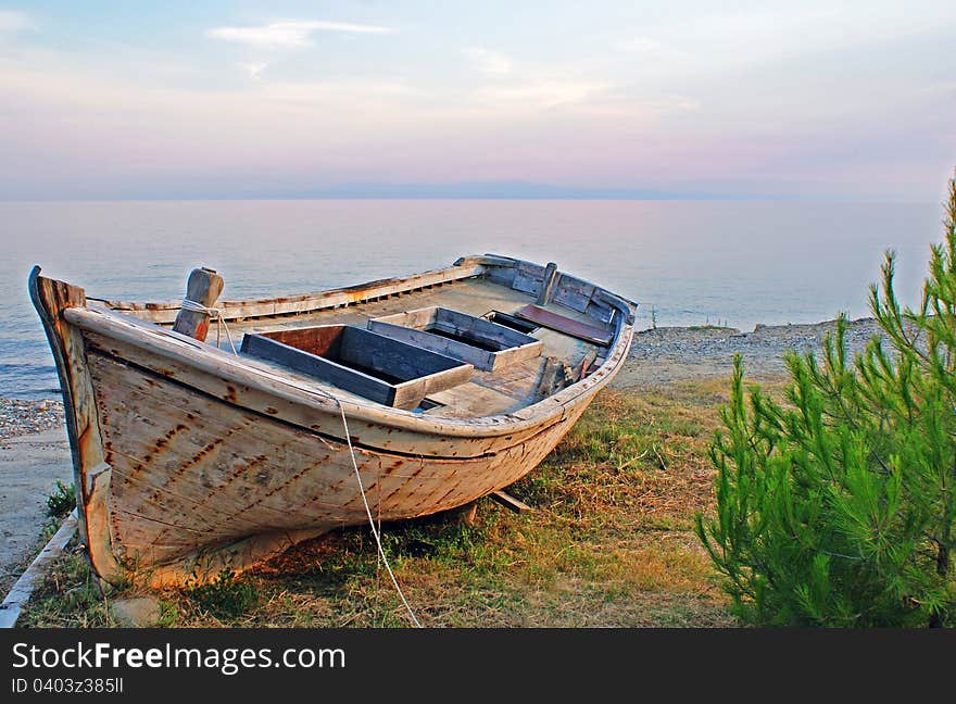 Lonely boat