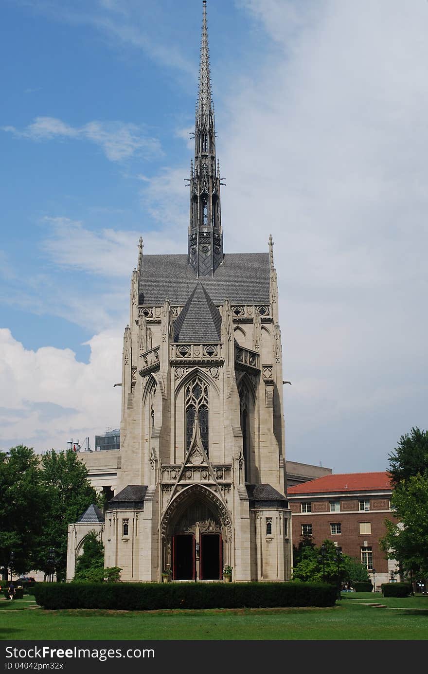 Heinz Chapel in Pittsburgh, historic catholic church. Heinz Chapel in Pittsburgh, historic catholic church