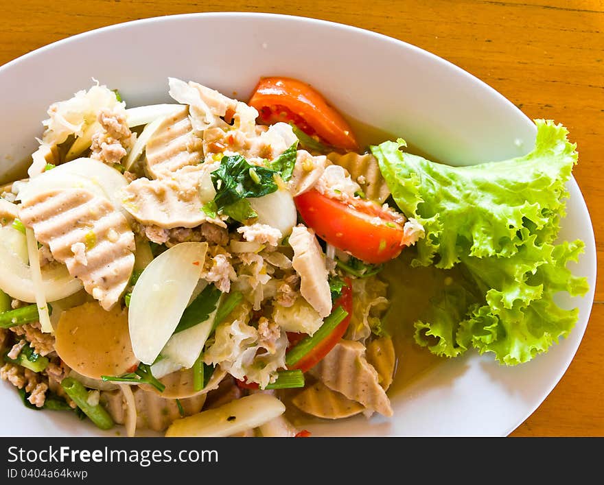 Thai cuisine yummy healthy food