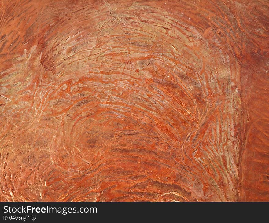 Abstract acrylic orange painting background. Abstract acrylic orange painting background