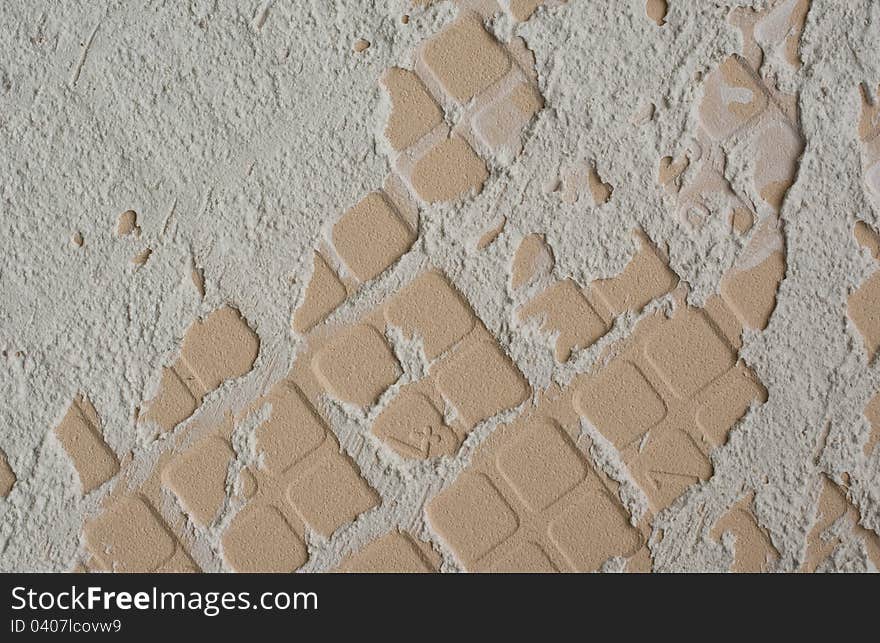 Detail of a brown ceramic texture background