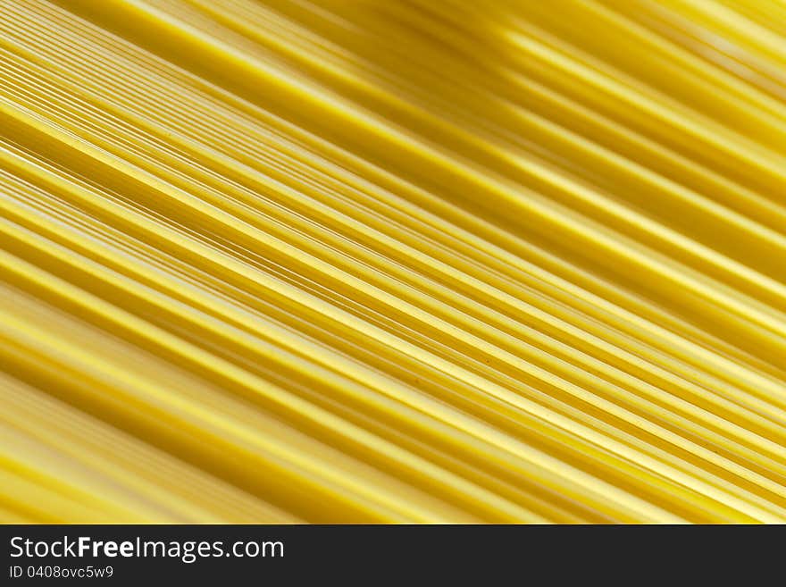 A close up of uncooked spaghetti