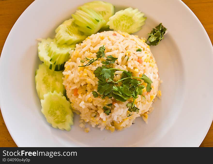 Close-up Thai food fried rice