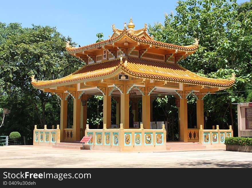 Chinese temple on Mount Pratamnak in Pattaya, Thailand