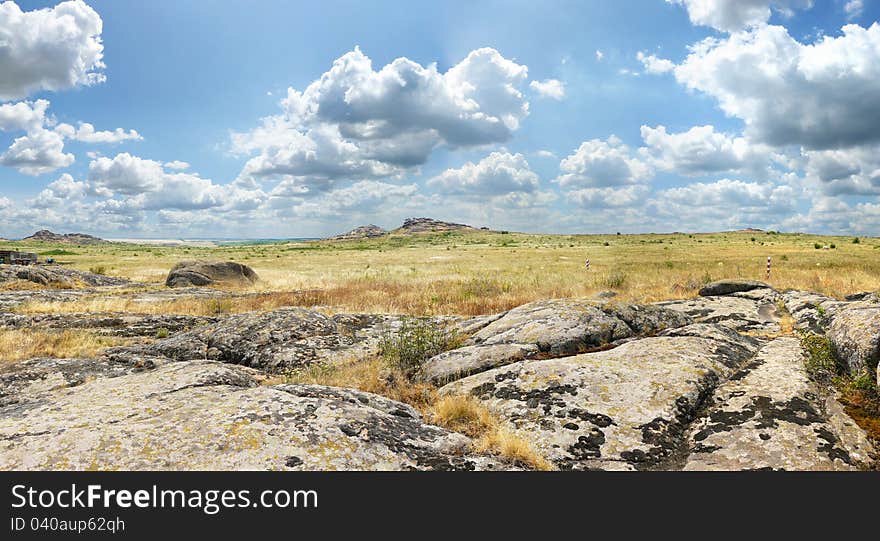 Beautiful Landscape In The Mountains