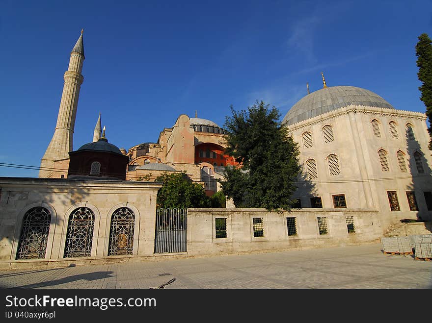 A view of Santa Sofia in Istanbul