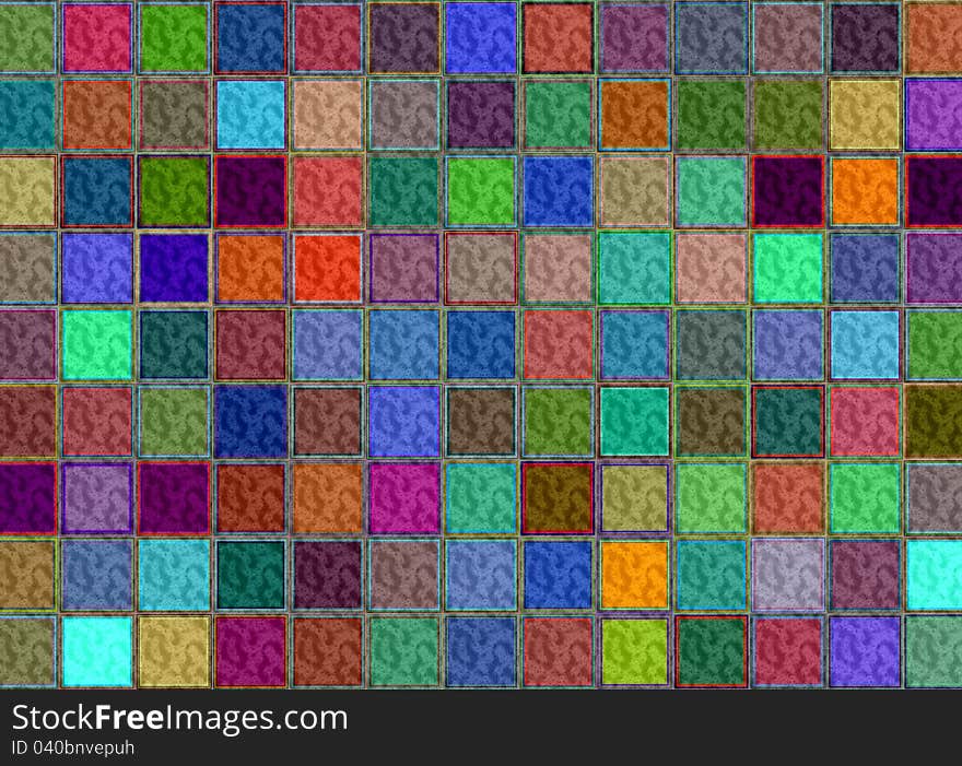 Abstract squares background