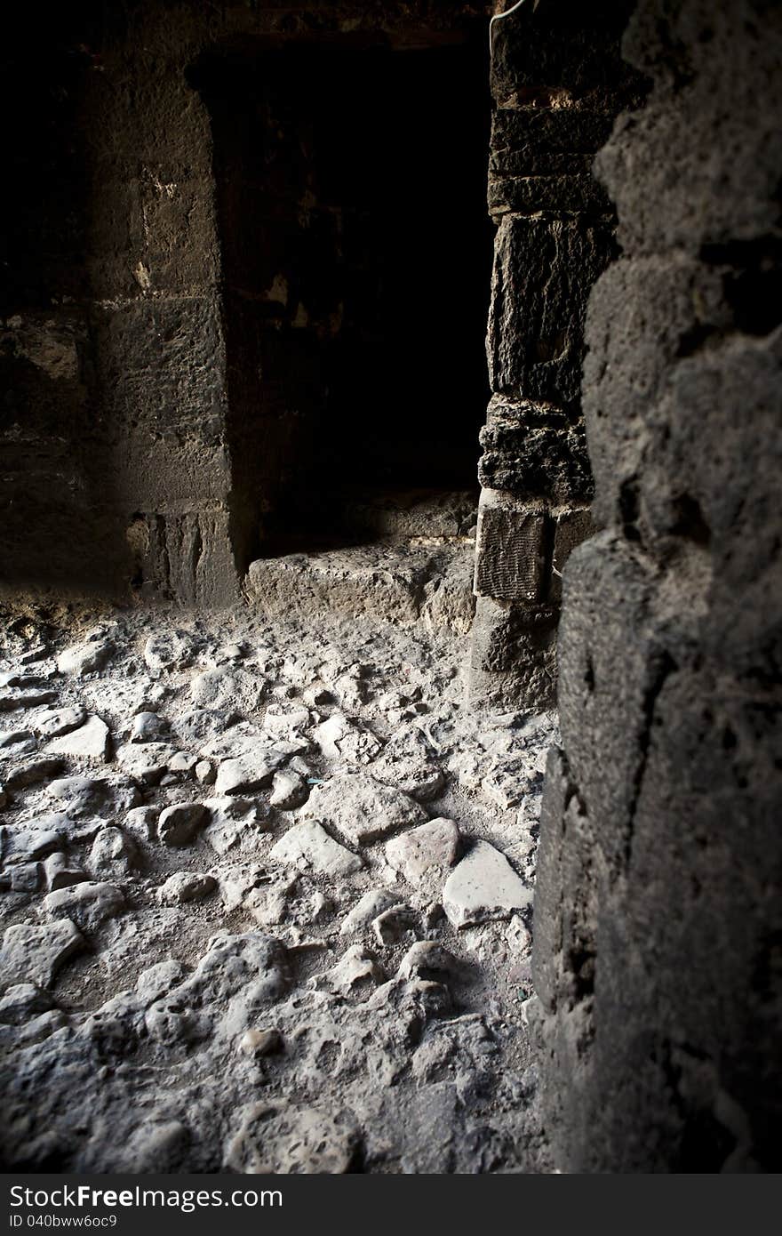 Entrance of a tower of Yedikule Keep in Istanbul. Entrance of a tower of Yedikule Keep in Istanbul