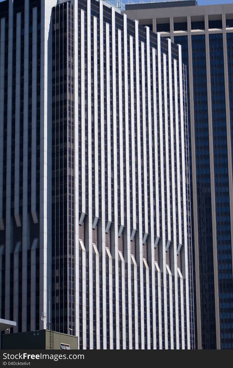 New York City building in the financial district near Wall Street. New York City building in the financial district near Wall Street