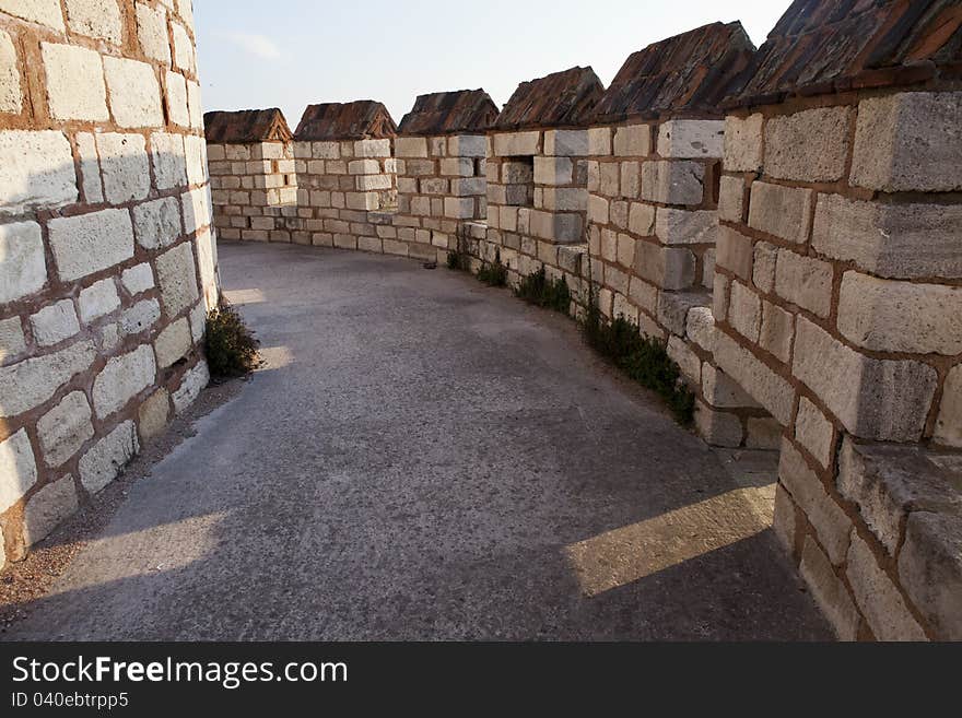 A part of old keep, Yedikule, in Istanbul