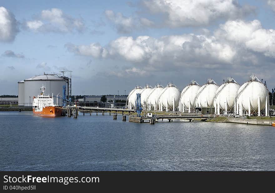 Chemical plant in morth europe