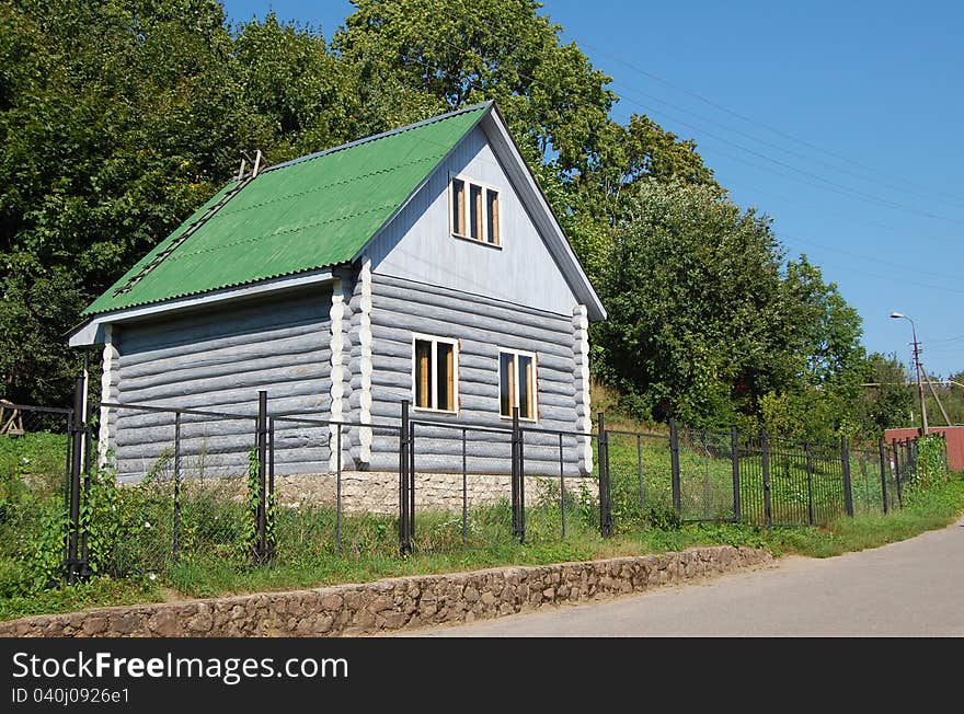 Detached log house in Russia