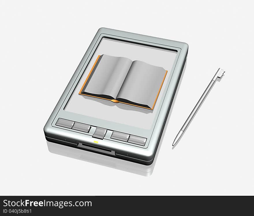 Pocket PC on white background