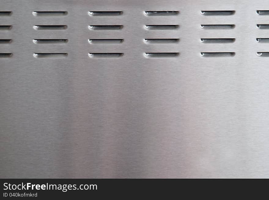 Perforated Metal Background